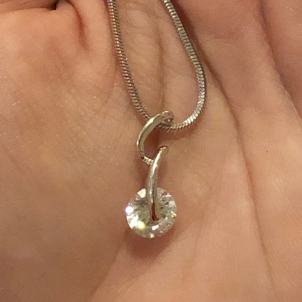 Swarovski Crystal Drop Necklace - image 4